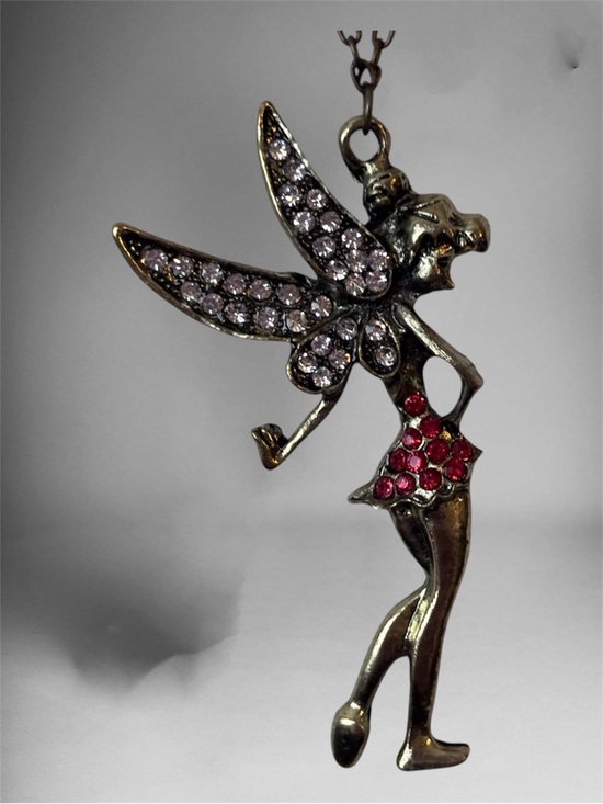 Jewelry - 3/$20🌼Long Tinker Bell Rhinestone Pendant Necklace